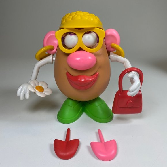Mrs Potato Head Playskool 2251 Sunvisor Earrings Purse Flower Used Box Included - Picture 5 of 12